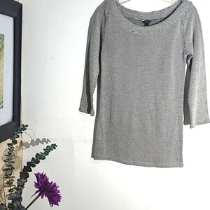 ANN TAYLOR NWT BLACK AND WHITE TOP SIZE XXS